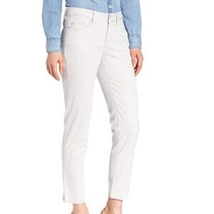 NYDJ Alisha gray and white ankle jeans Size 4